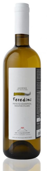 Karamolegos Feredini Assyrtiko bottle