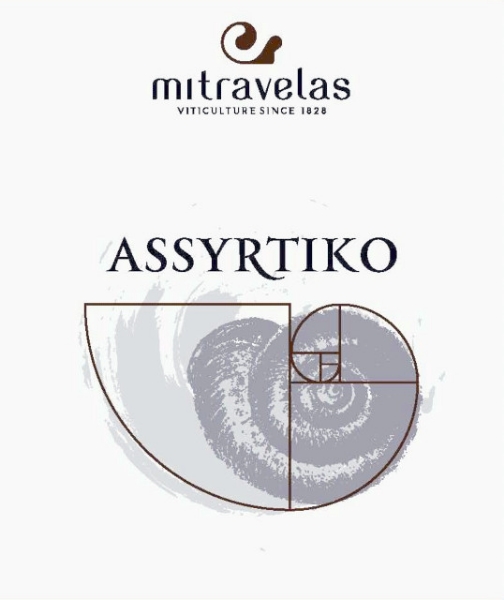 Ktima Mitravelas Assyrtiko label