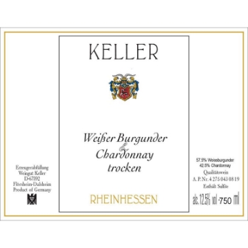 Picture of 2022 Keller -  Weisserburgunder-Chardonnay MAGNUM