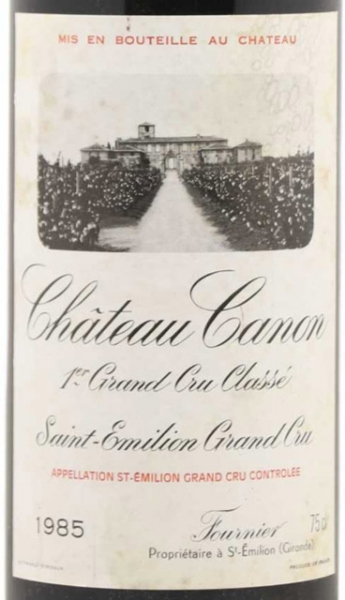 Picture of 1985 Chateau Canon St. Emilion