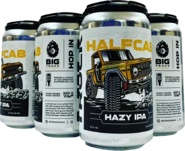 Picture of Big Truck Farm - HalfCab Hazy IPA  6pk