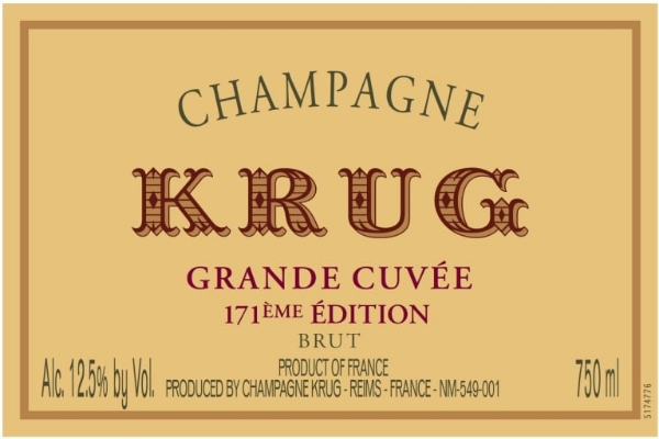 Picture of NV Krug - Brut Grande Cuvee 171eme Edition