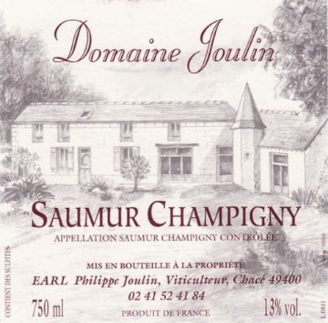 Domaine Joulin Saumur Champigny label