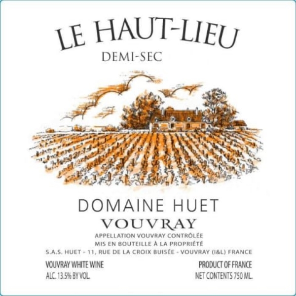 Picture of 2022 Huet - Vouvray Le Haut Lieu Demi Sec