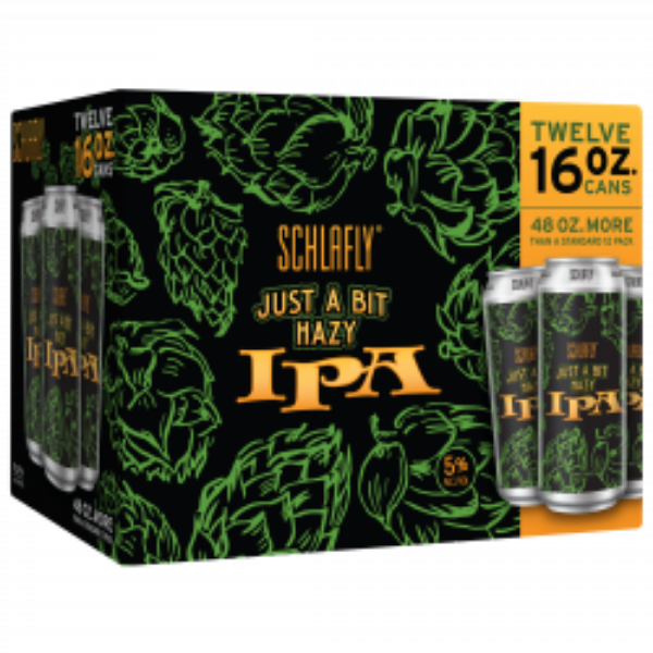 Picture of Schlafly Beer - Just A Bit Hazy IPA 12pk