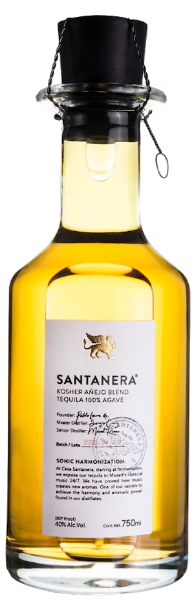Picture of Santanera Kosher Anejo Blend Tequila 750ml
