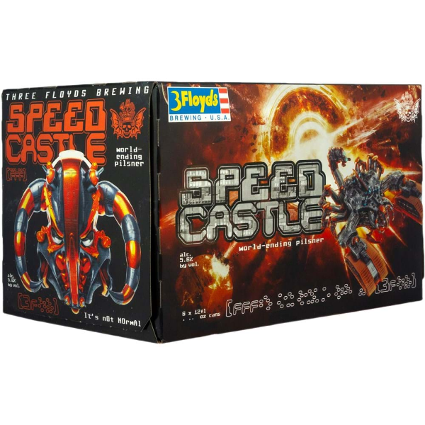 3 Floyds Brewing - Speed Castle Pilsner 6pk