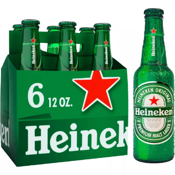 Heineken - Lager Bottles 6pk