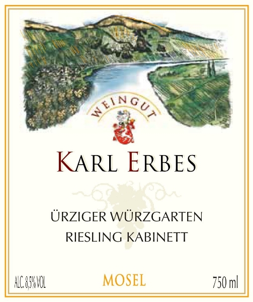 Karl Erbes Urziger Wurzgarten Kabinett bottle