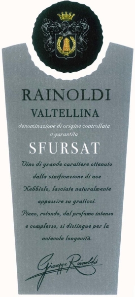 Picture of 2019 Rainoldi - Sfursat Valtellina