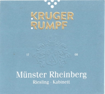 Picture of 2022 Kruger Rumpf - Munsterer Rheinberg Kabinett