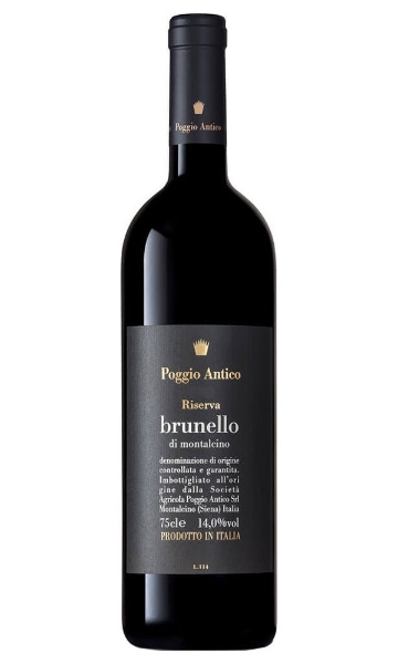 Poggio Antico Brunello Riserva bottle