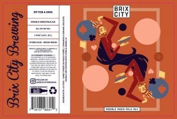Picture of Brix City Brewing - Fit For a King DIPA 4pk