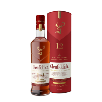 Picture of Glenfiddich 12 yr Sherry Cask Single Malt Whiskey 750ml