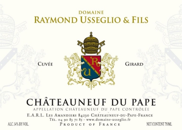 Picture of 2021 Raymond Usseglio Chateauneuf du Pape Girard