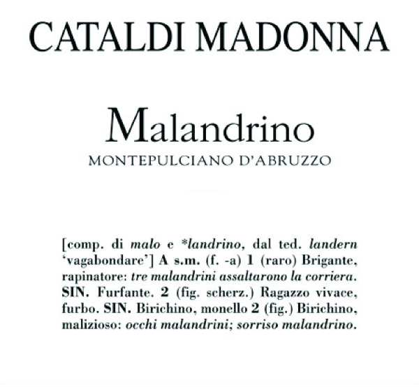 Picture of 2020 Cataldi - Montepulciano d'Abruzzo Madonna Malandrino