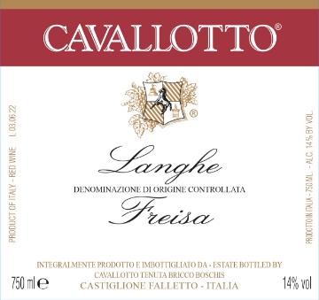 Picture of 2021 Cavallotto - Langhe Freisa DOC