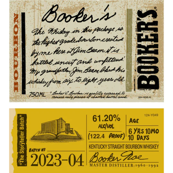 Picture of Booker's Noe The Storyteller Batch 2023-04 Whiskey 750ml