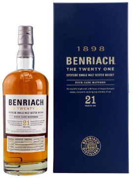 Picture of Benriach 21 yr Four Cask Matured Single Malt Whiskey 750ml