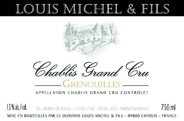 Picture of 2022 Louis Michel Chablis Grenouilles (PRE ARRIVAL)