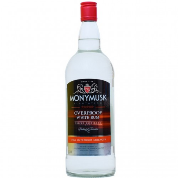 Picture of Monymusk Plantation Overproof White Rum 1L