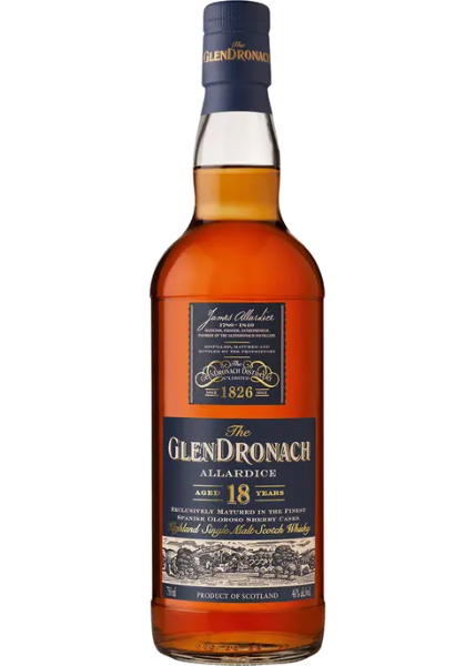 Picture of Glendronach 18 yr Allardice Whiskey 750ml