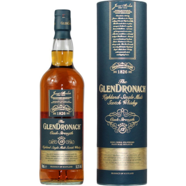 Picture of Glendronach Cask Strength Batch 12 Whiskey 700ml