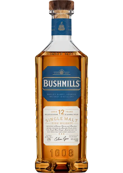 Picture of Bushmills 12 yr Single Malt Irish Whiskey 750ml