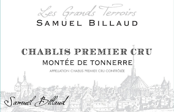 Samuel Billaud Chablis Montee de Tonnerre label