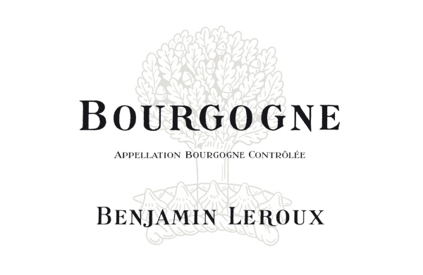 Benjamin Leroux Bourgogne Rouge label