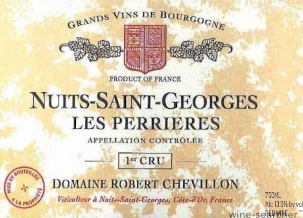 Picture of 2022 Robert Chevillon - Nuits St. Georges Perrieres (PRE ARRIVAL)
