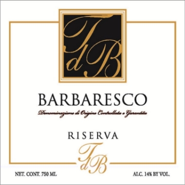Terre del Barolo Barbaresco Riserva label