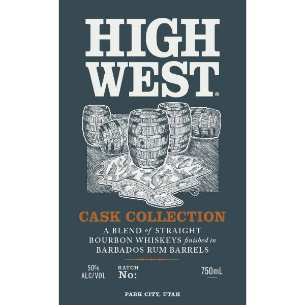 Picture of High West Blend Straight Bourbon Barbados Rum Barrels Whiskey 750ml