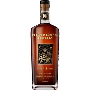 Picture of Heaven's Door 10 yr Decade Series Straight Rye Whiskey 750ml