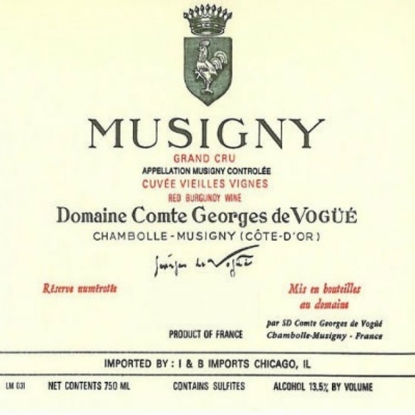Picture of 2022 Comte de Vogue - Musigny V.V.  (PRE ARRIVAL)