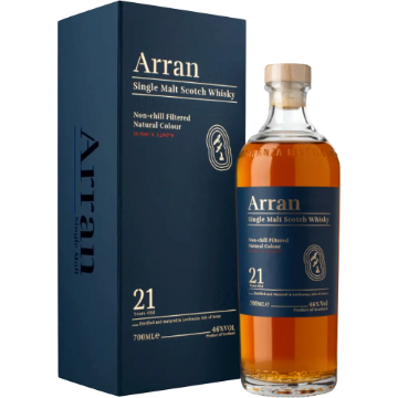 Picture of The Arran 21 yr Single Malt Whiskey 700ml