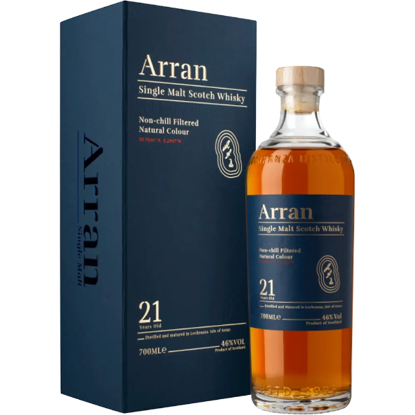 Picture of The Arran 21 yr Single Malt Whiskey 700ml