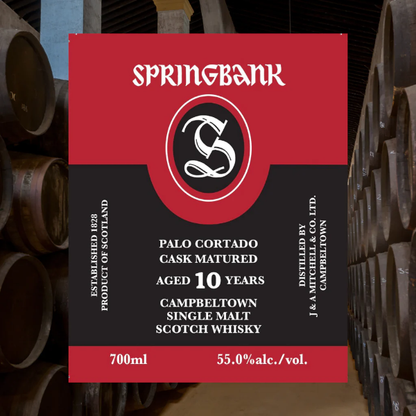 Picture of Springbank 10 yr Palo Cortado Sherry Cask Single Malt Whiskey 700ml