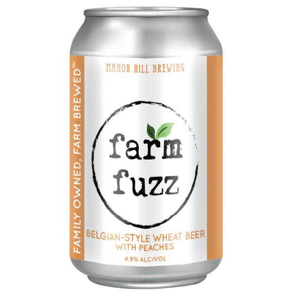 Picture of Manor Hill Brewing Farm Fuzz Belgian-style Witbier with peach 6pk