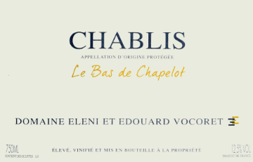 Picture of 2021 Vocoret, Eleni & Edouard - Chablis Bas de Chapelot