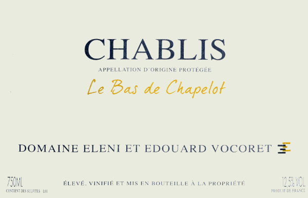 Picture of 2021 Vocoret, Eleni & Edouard - Chablis Bas de Chapelot