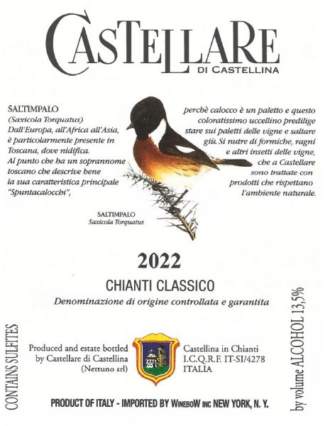Castellare Chianti Classico 2022 label
