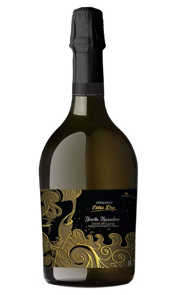 Cantina Madaudo Nerello Mascalese Spumante Extra Dry bottle