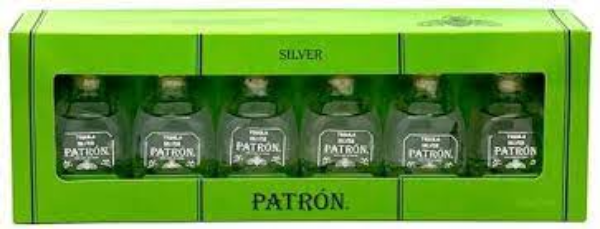 Picture of Patron Silver 6 x  pack Tequila 50 ml