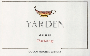 Golan Heights Winery Yarden Chardonnay label