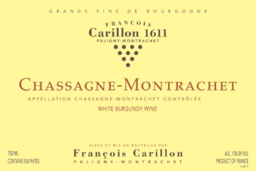 Francois Carillon Chassagne Montrachet label