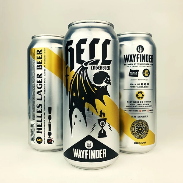 Picture of Wayfinder Beer - Hell Helles Lager 4pk