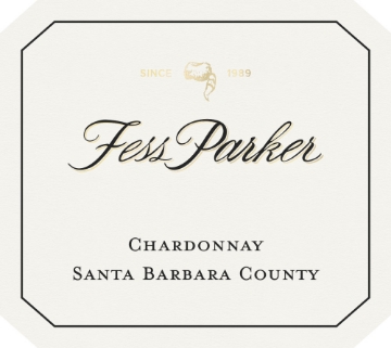 Fess Parker Santa Barbara Chardonnay label