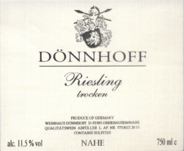 Picture of 2023 Donnhoff - Riesling Trocken