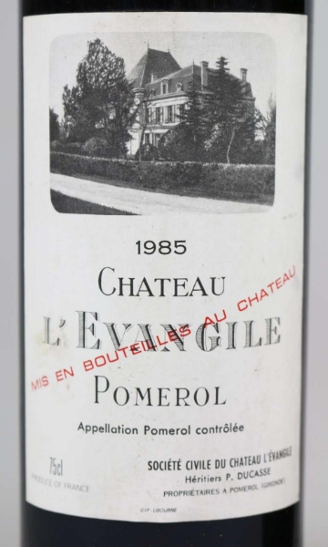 Picture of 1985 Chateau L'Evangile Pomerol